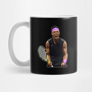 Rafael Nadal Screaming Out Mug